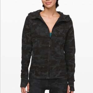 Lulu Lemon camo scuba hoodie size 4